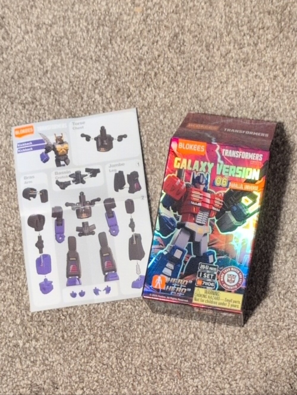 Transformers Blokees Kickback